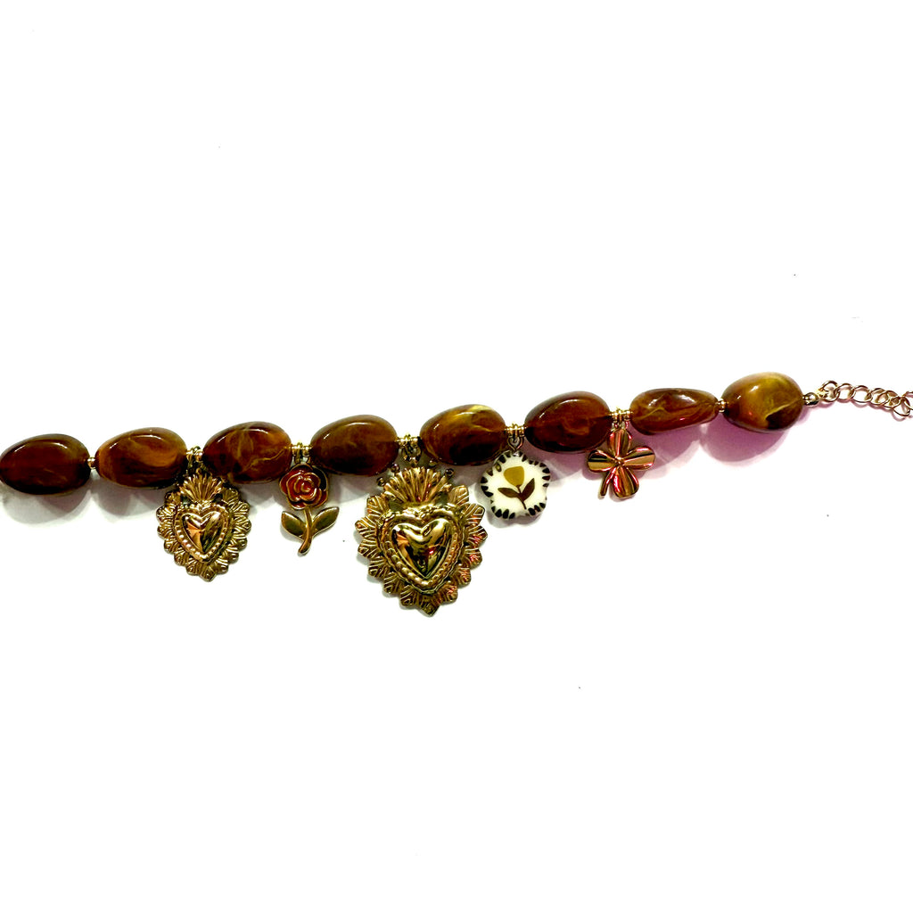 Bracciale Madreperla cuore sacro