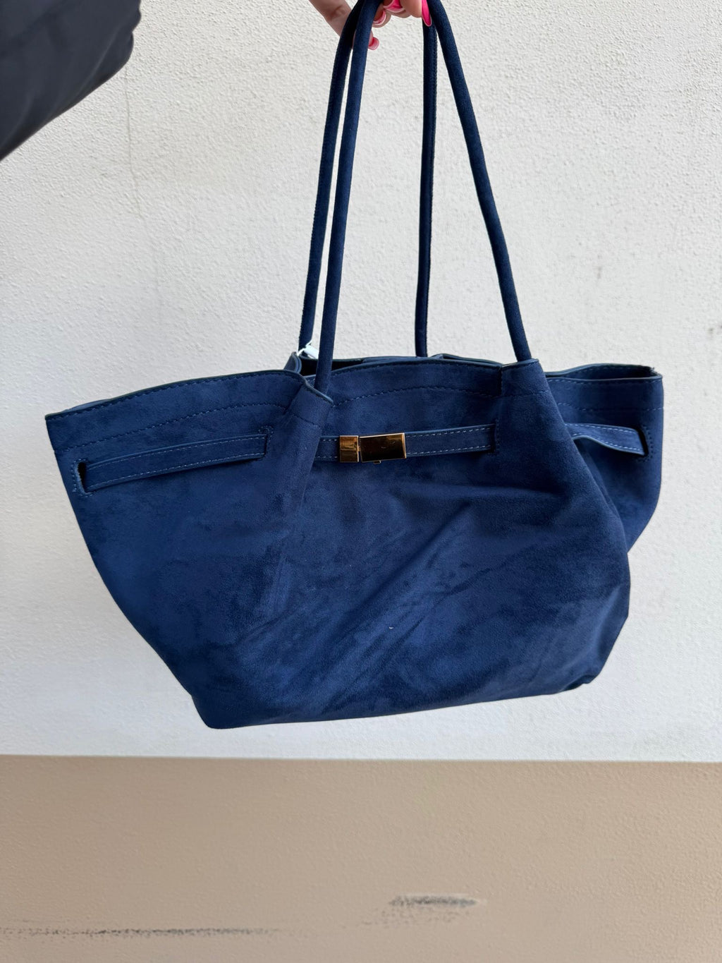 Borsa Kim camoscio