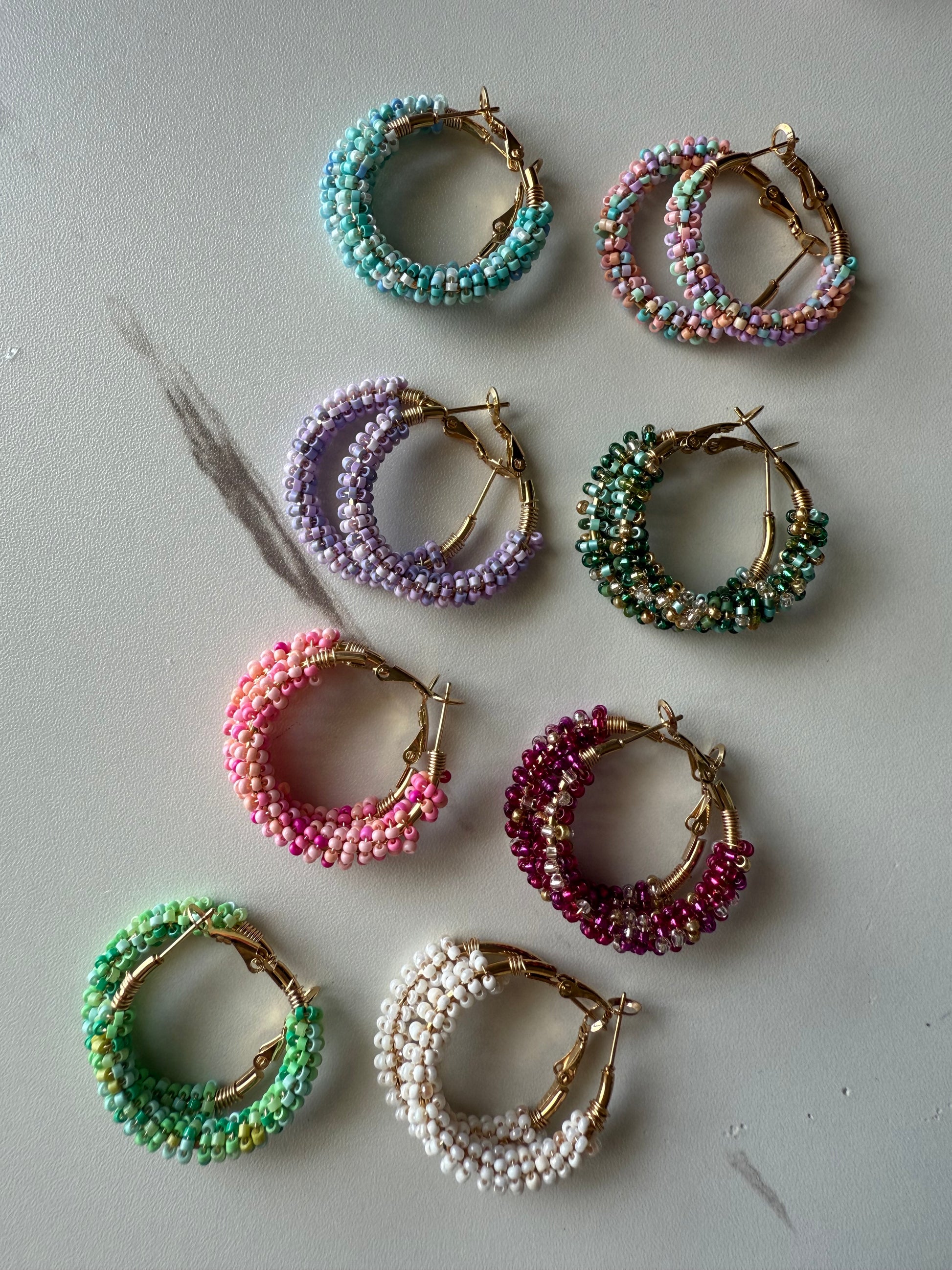 Orecchini Perline colors