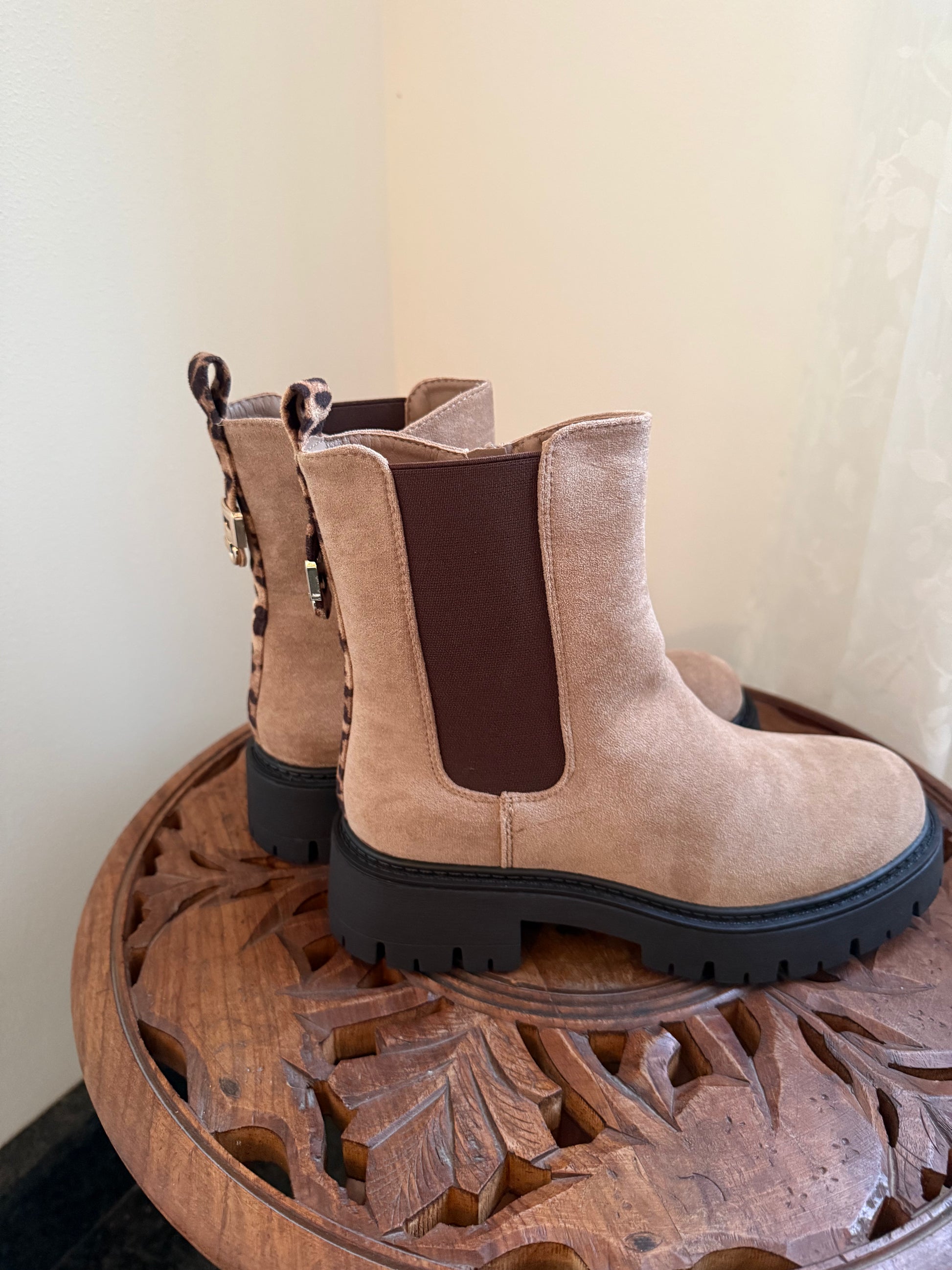 Stivaletti Boot leopard