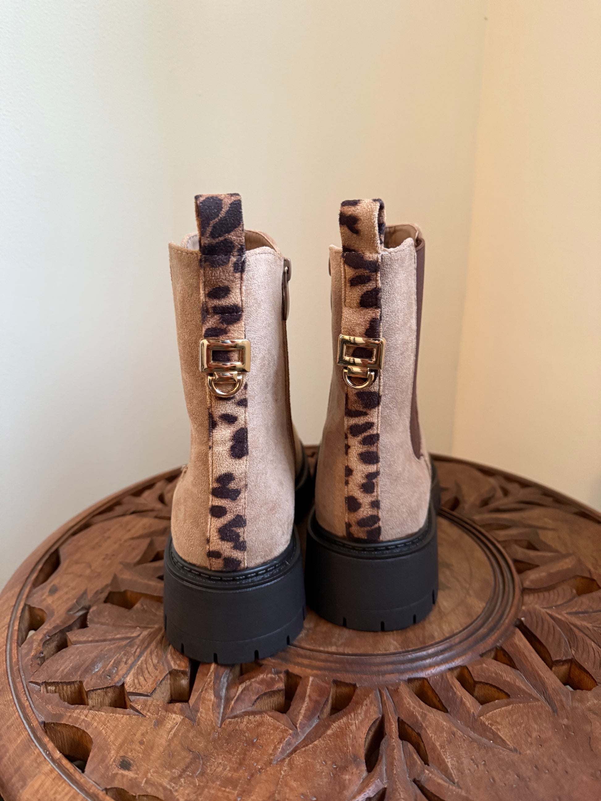 Stivaletti Boot leopard