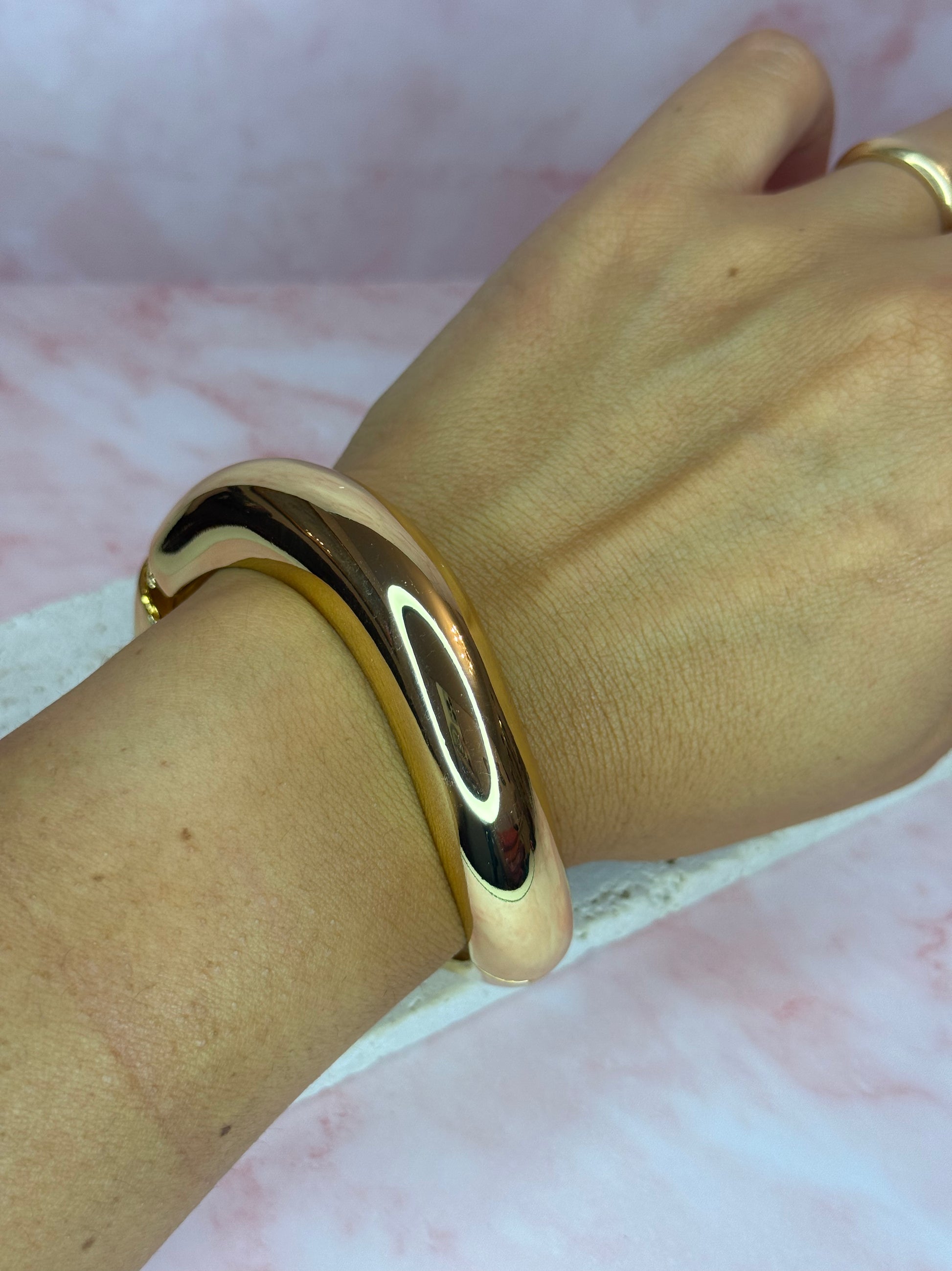 Bracciale rigido onda liscio