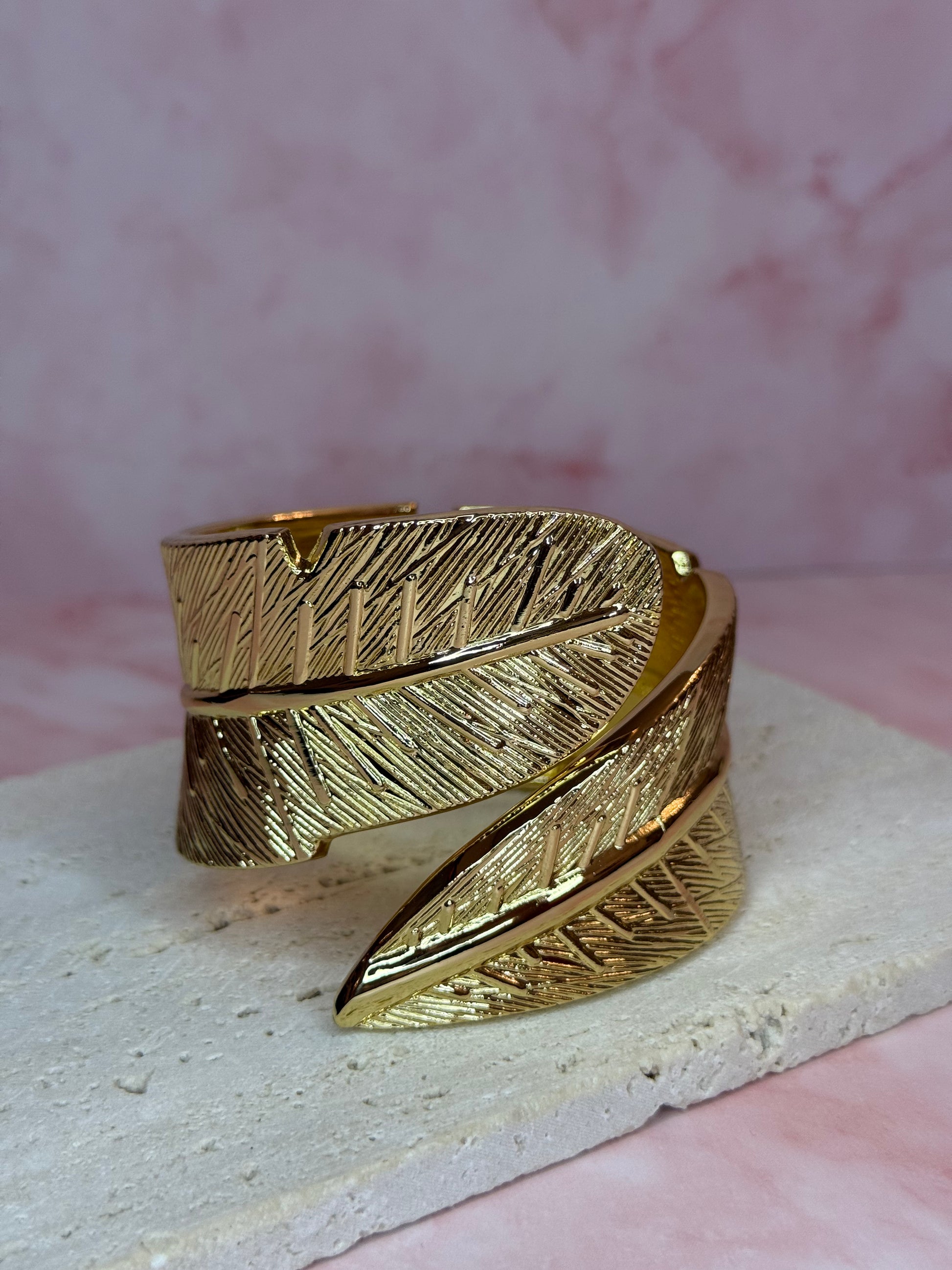Bracciale rigido Foglie
