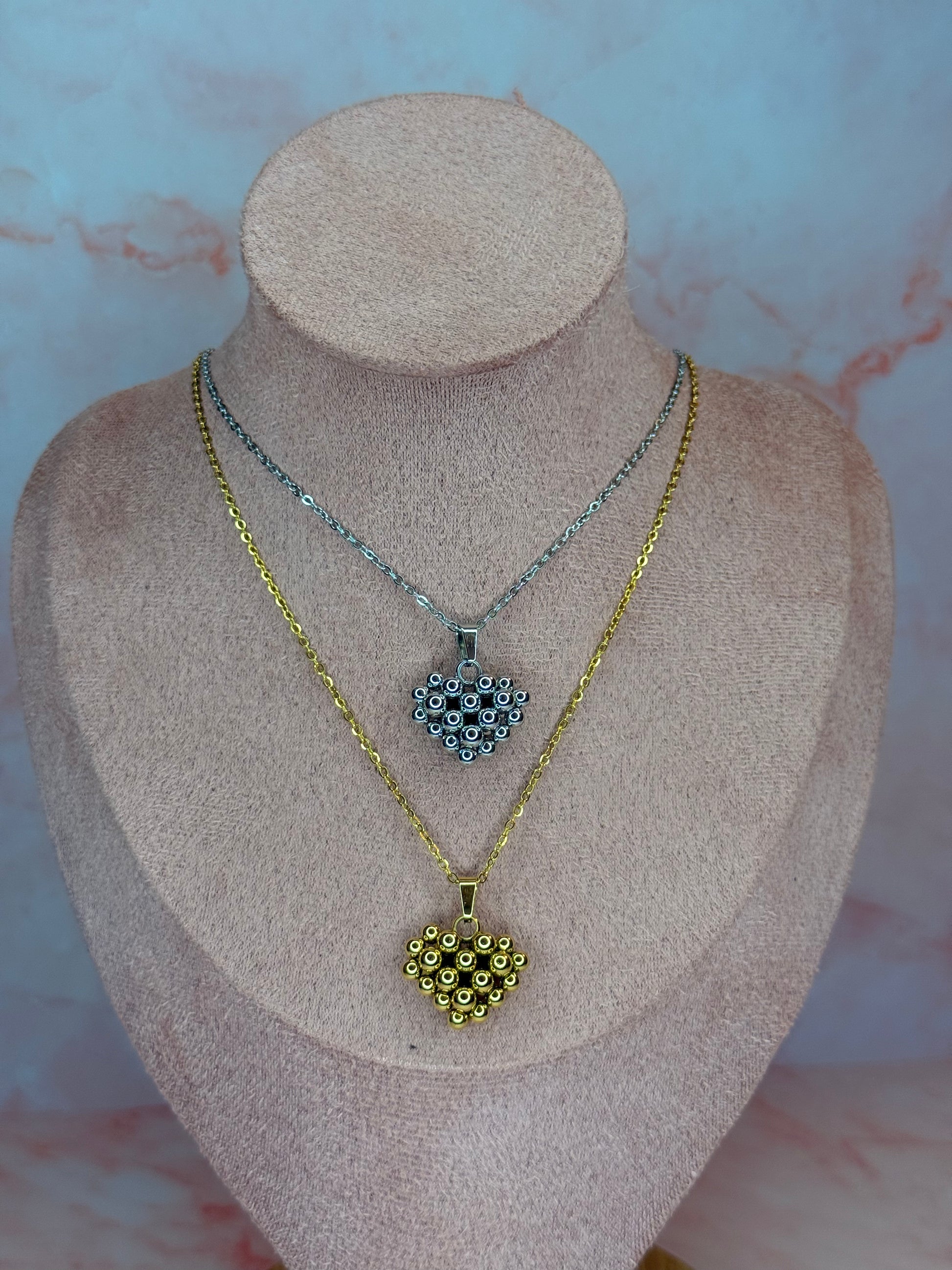 Collana Cuore pixel