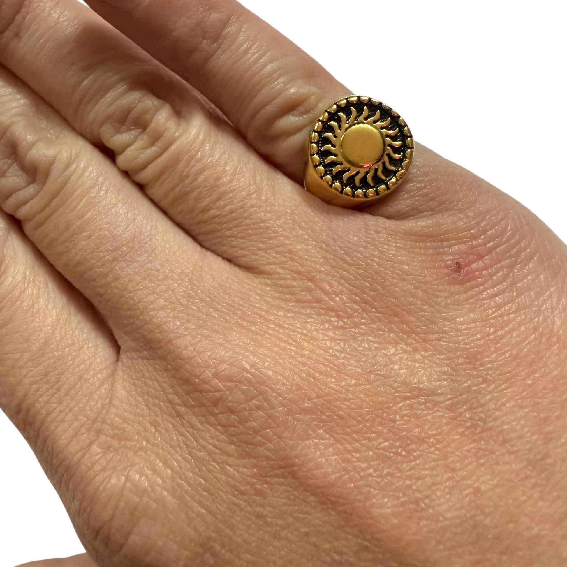 Anello chevalier sole