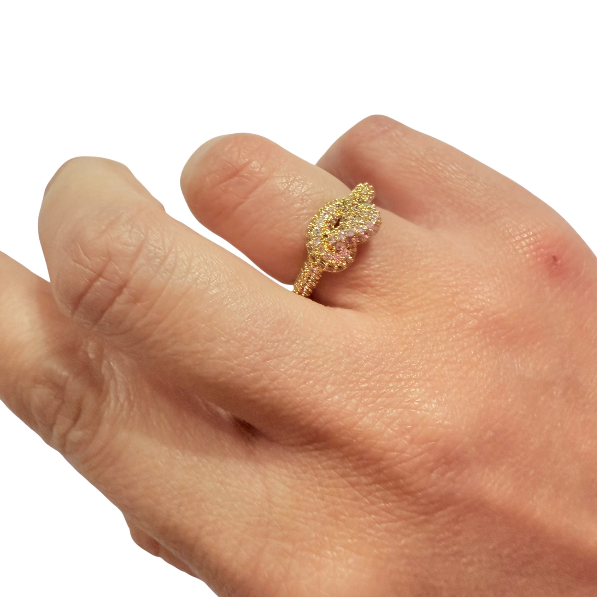 Anello Nodino Glitter