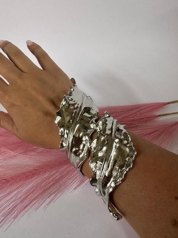 Bracciale Foglia rigido