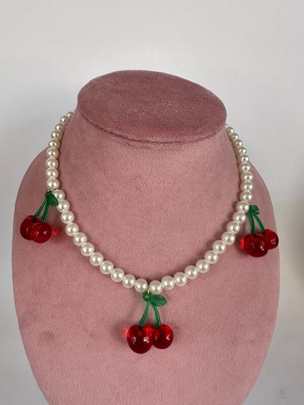 Collana ciliegine