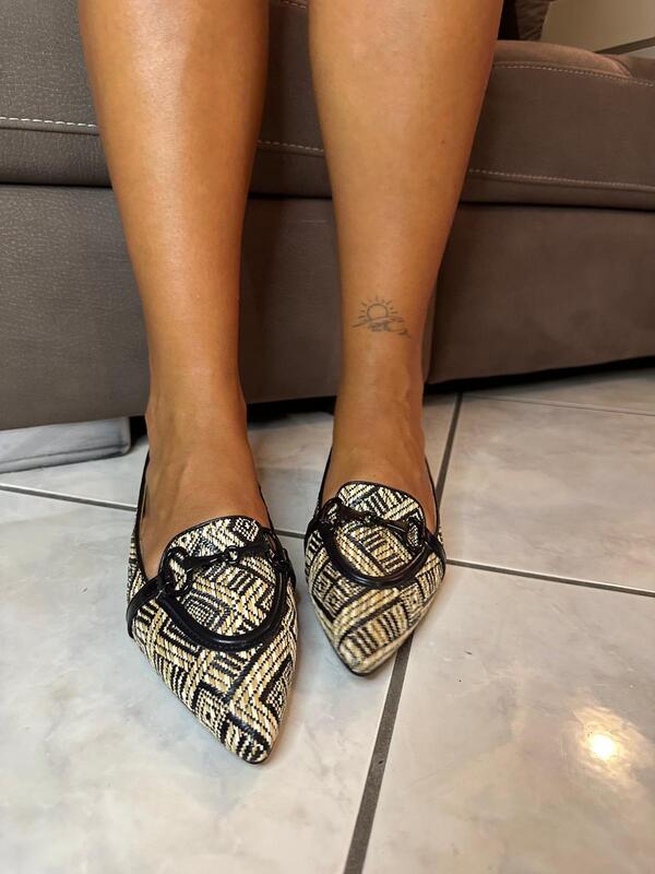 Ballerine Raffia