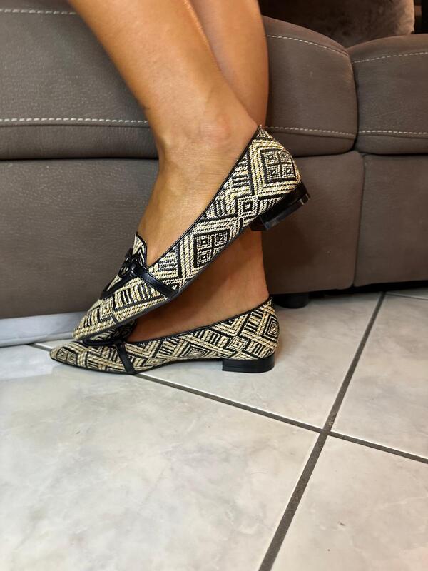 Ballerine Raffia