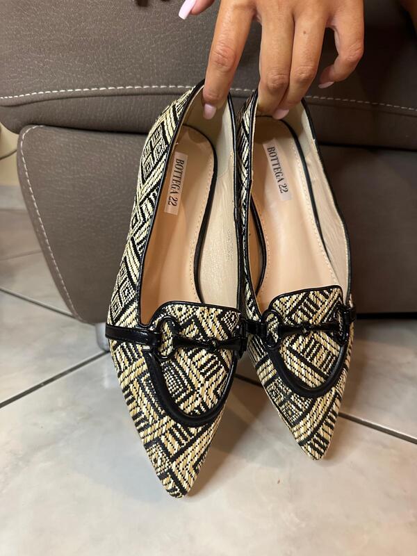 Ballerine Raffia