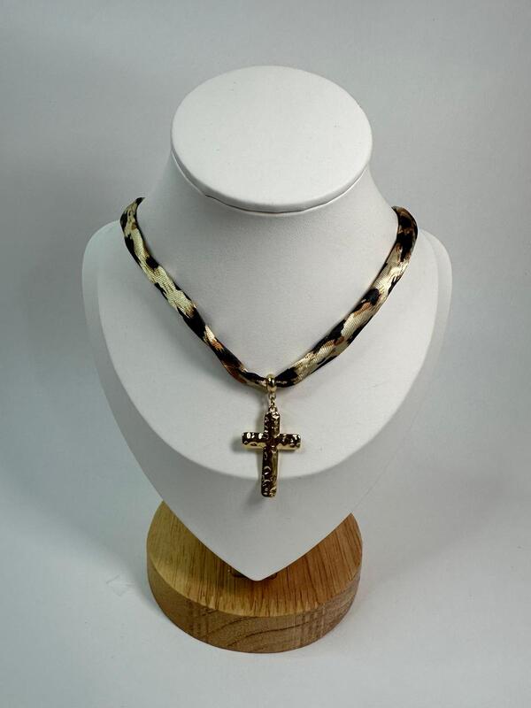 Choker croce maculata