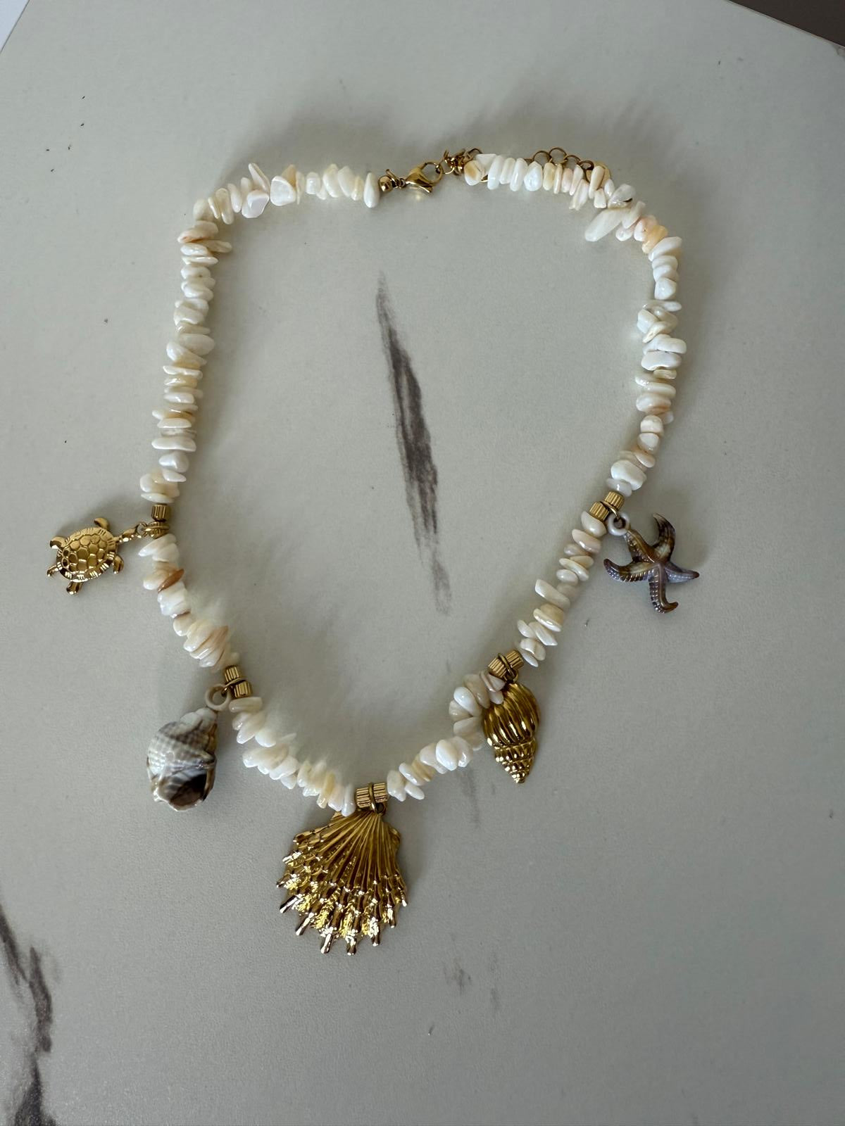 Collana pietre di mare