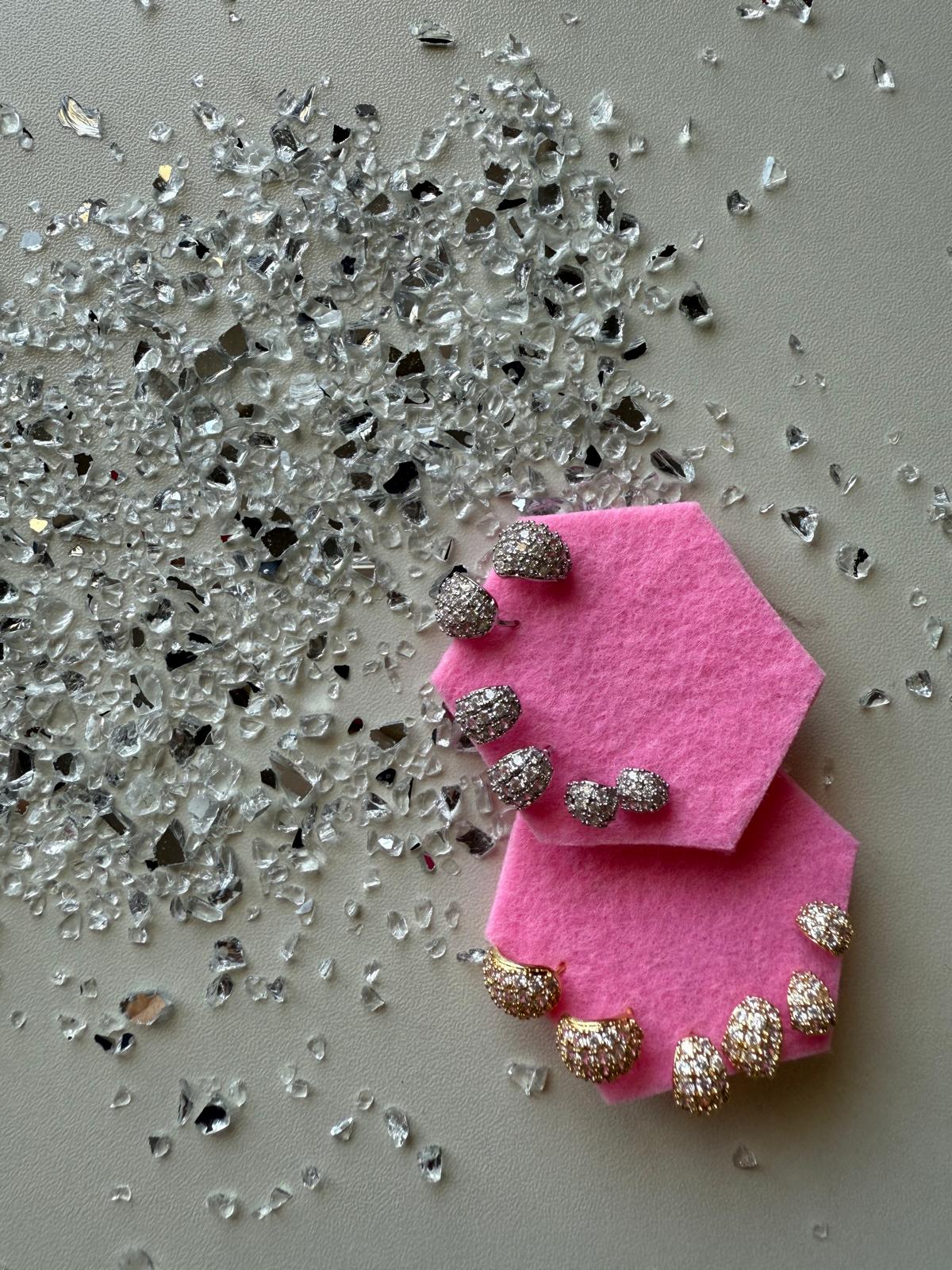 Set Orecchini goccia strass