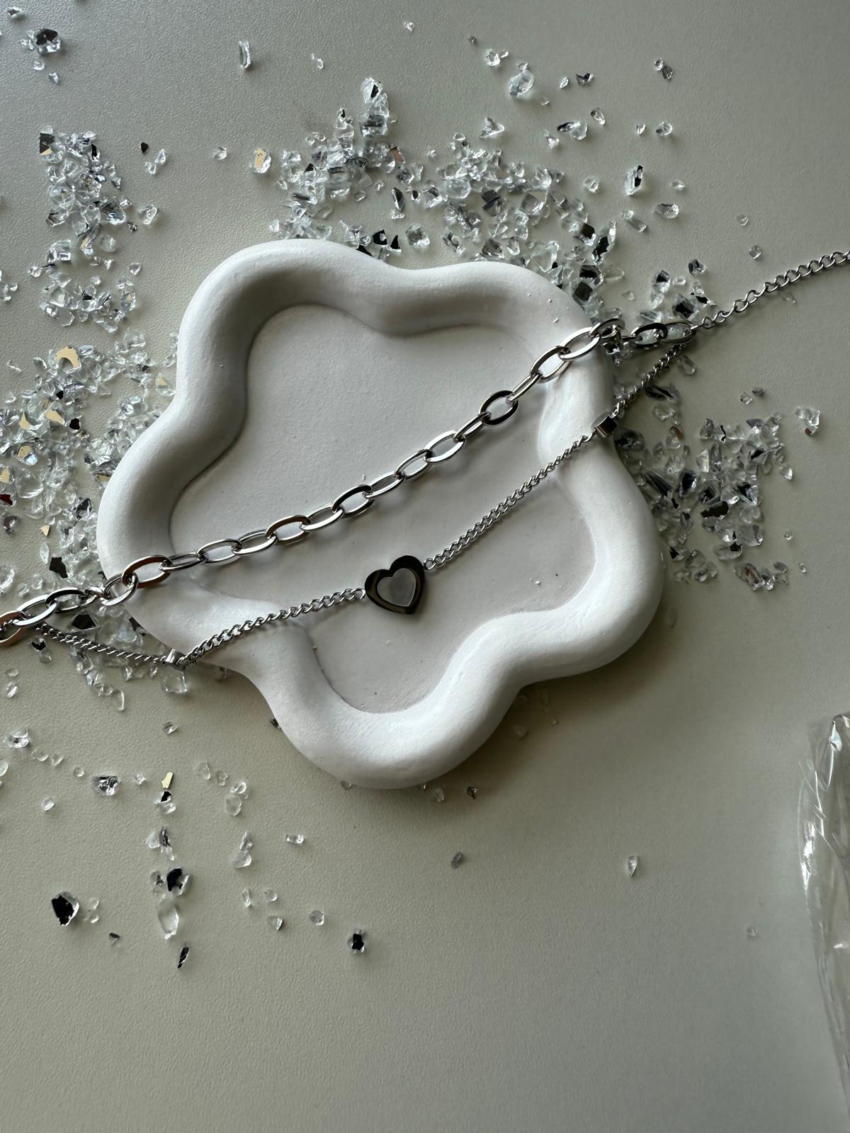 Bracciale duos heart