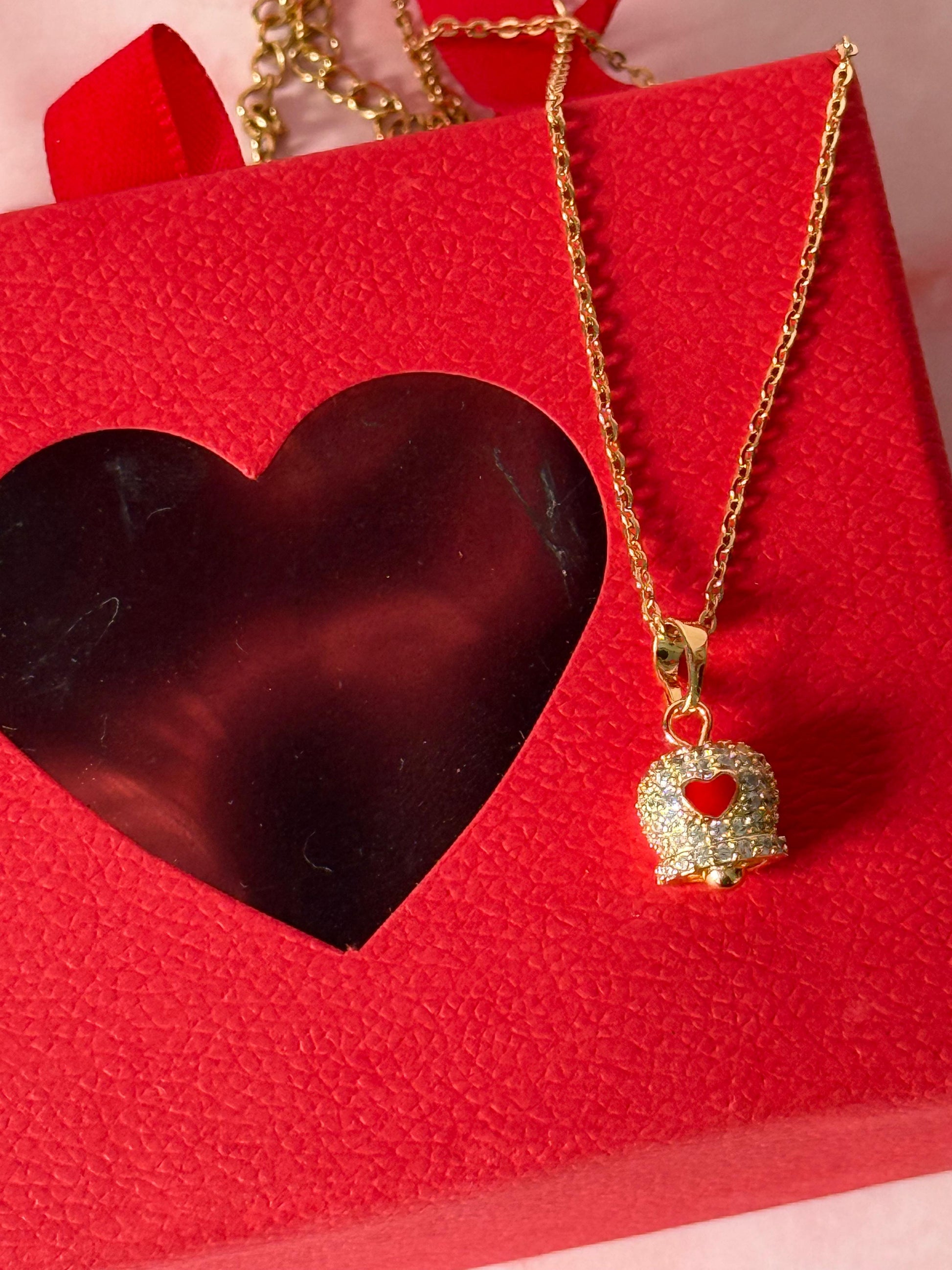 Colla campanella cuore